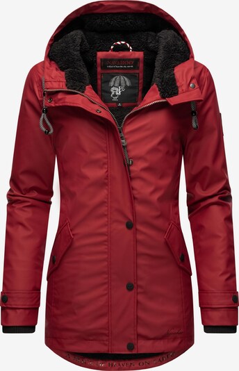 NAVAHOO Zimska jakna 'Lindraa' u tamno crvena / crna / bijela, Pregled proizvoda