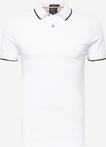 T-Shirt 'Passertip' BOSS Orange en blanc : devant