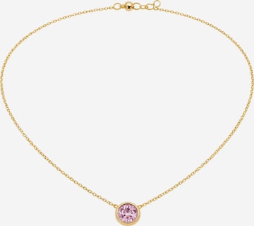 Pure Schmuck Kette in Pink: Vorderseite