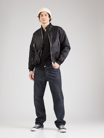 Volcom - Ajuste regular Camisa 'EVERETT' en negro