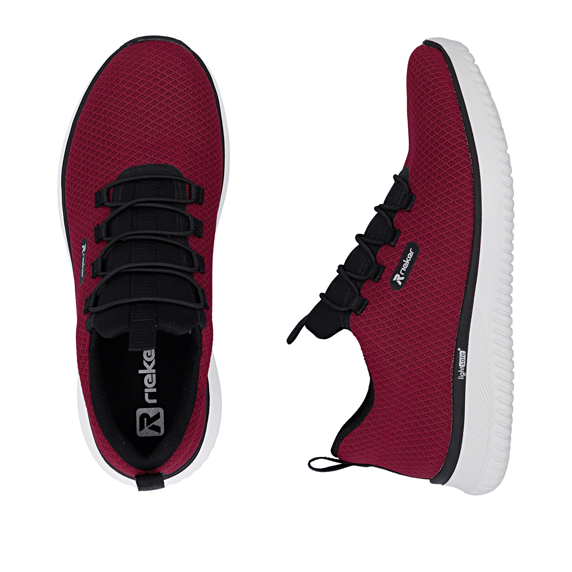 Rieker Sneakers 'B9655' in Red