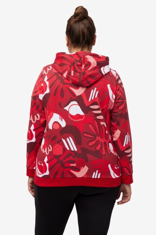 Ulla Popken Sweatshirt in Rood