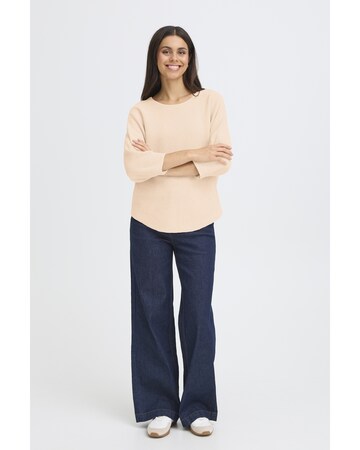 Fransa Sweater in Beige