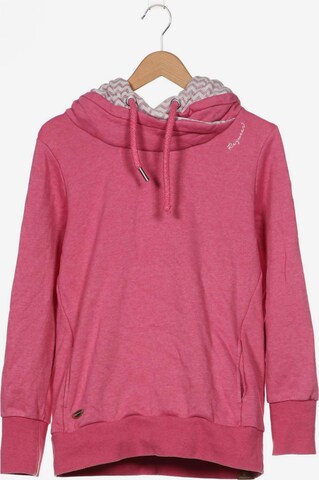 Ragwear Sweatshirt & Zip-Up Hoodie in L in Pink: front
