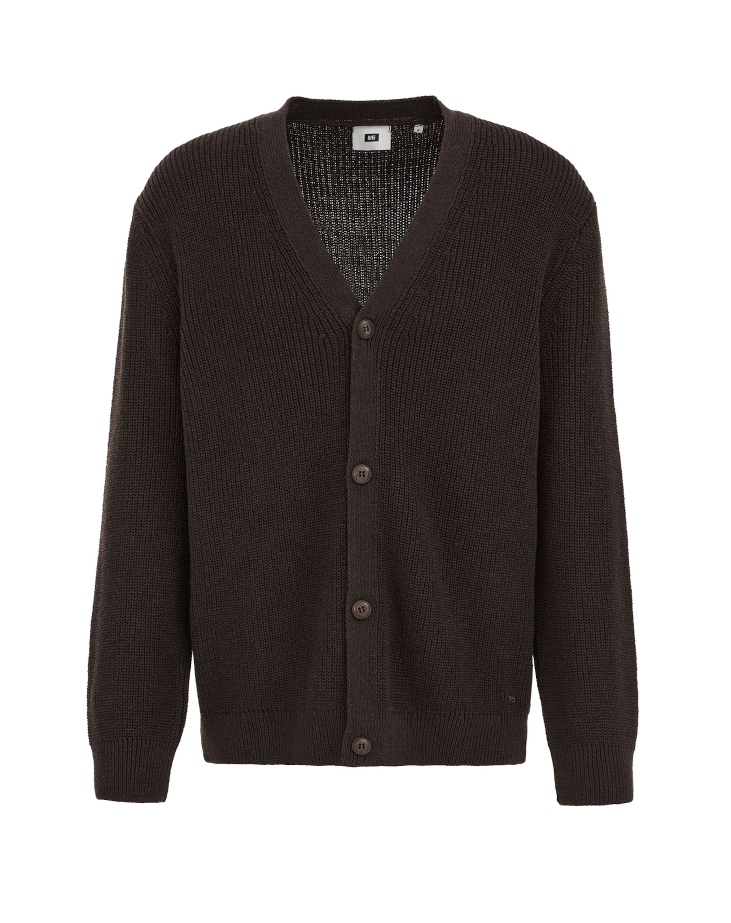 WE Fashion Kardigán - Hnedá: predná strana