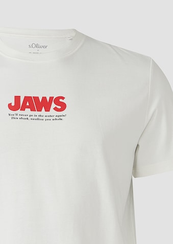 T-Shirt s.Oliver en blanc