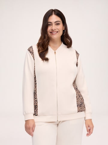 Fiorella Rubino Sweat jacket in Beige