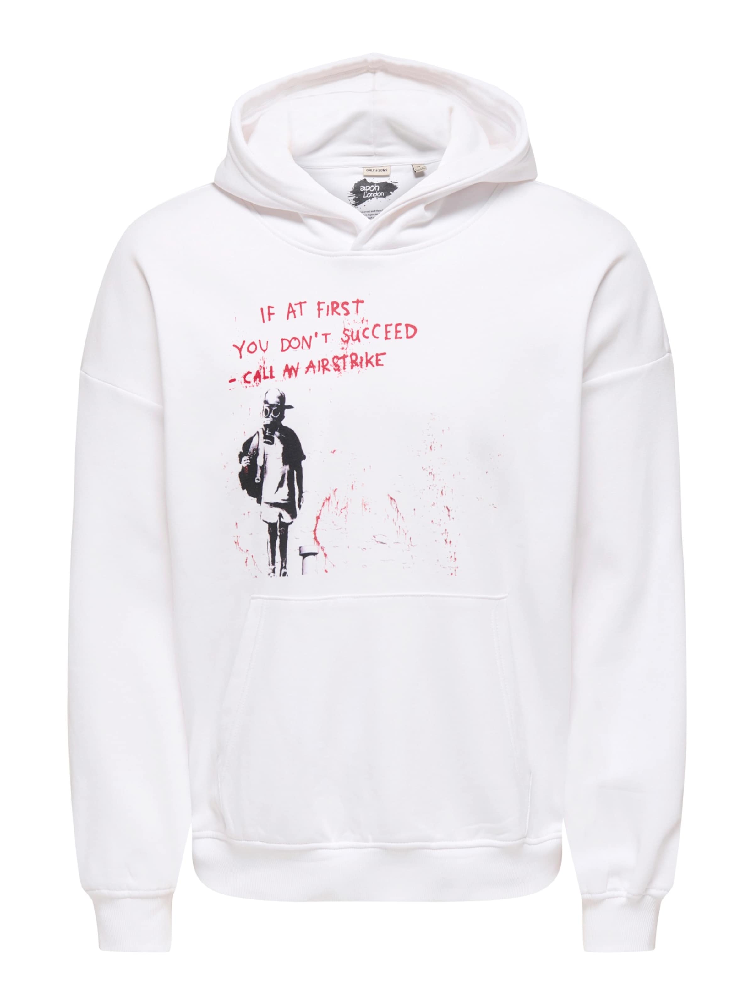 Only & Sons - Sudadera en blanco: frente