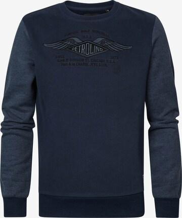 Petrol Industries Sweatshirt 'Willmar' in Blue: front