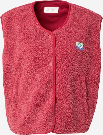 sarkans AMERICAN VINTAGE Veste 'HOKTOWN': no priekšpuses