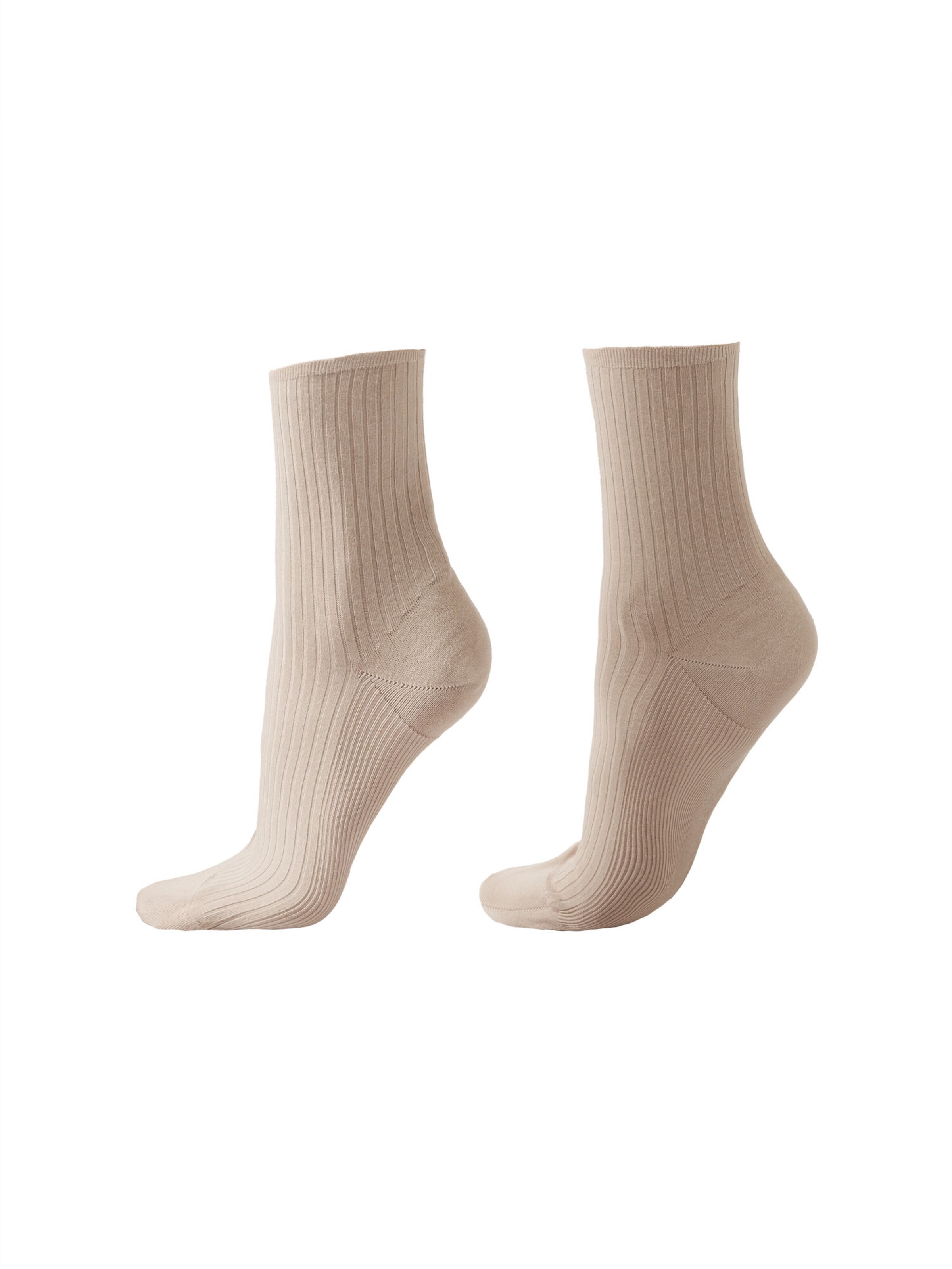 CALZEDONIA Socks in Beige: front