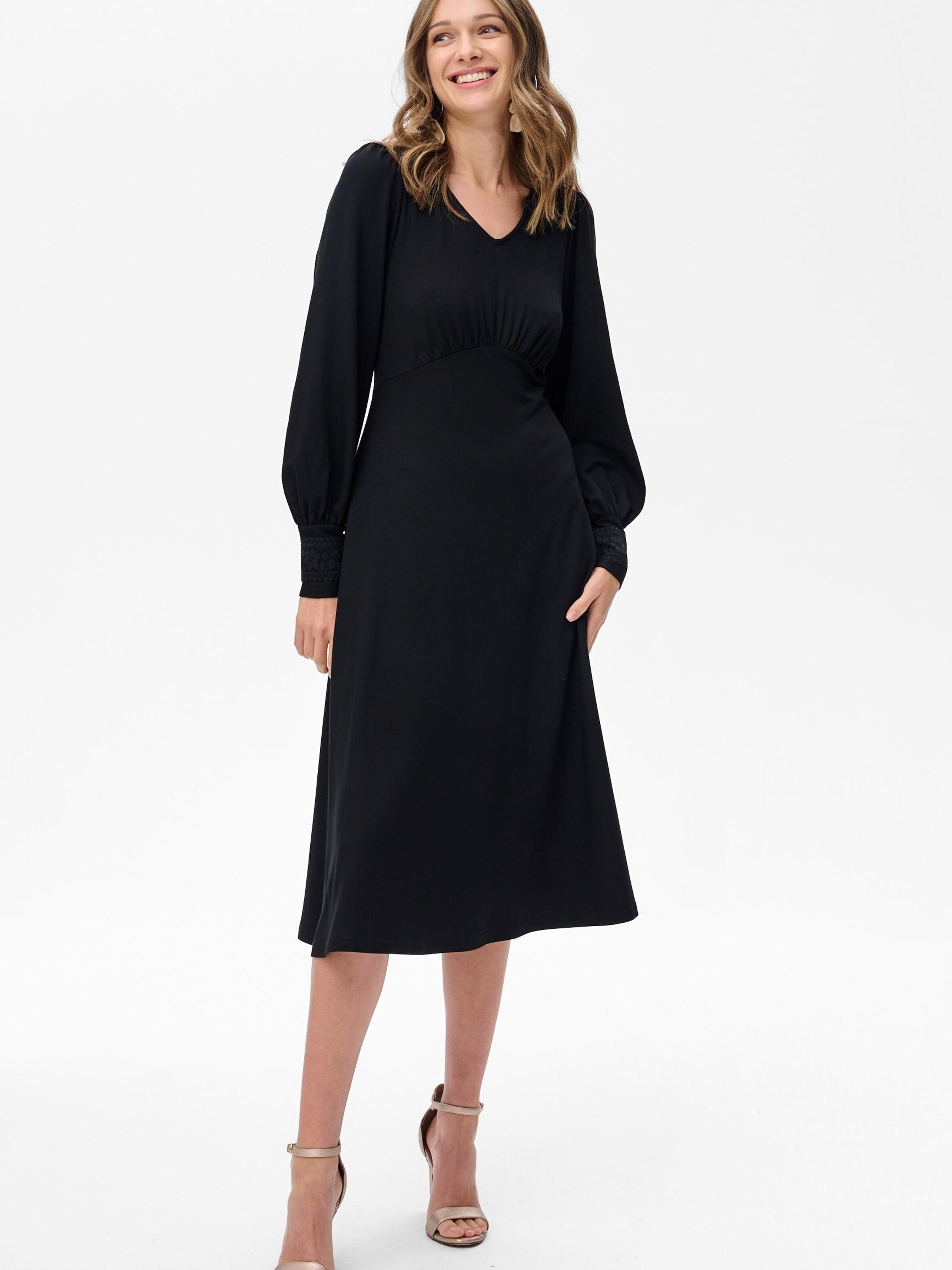 Blue Shadow Kleid‌‌‌‌‌ in Schwarz: Vorderseite