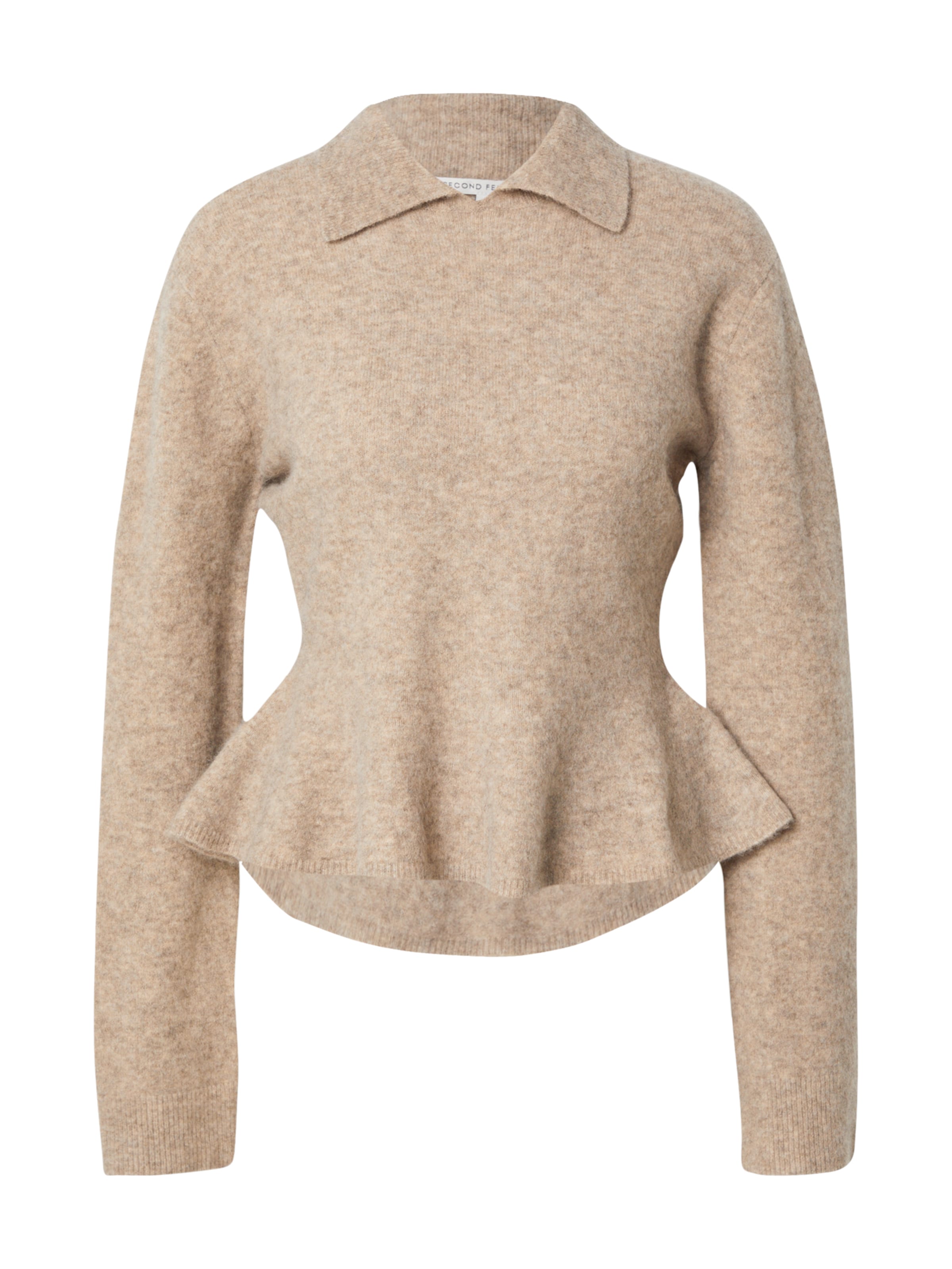 SECOND FEMALE Sweater 'Selana' in Beige: front