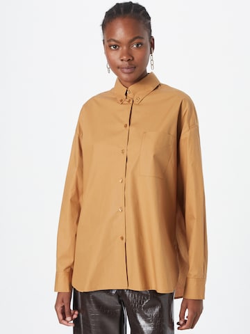 IVY OAK Blouse 'BETHANY LILLY' in Beige: voorkant