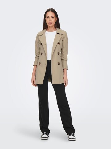 Only Petite Between-Seasons Coat 'Valerie' in Beige