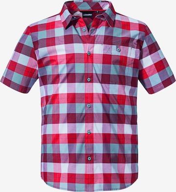 Coupe regular Chemise fonctionnelle 'Moraans' Schöffel en rouge : devant