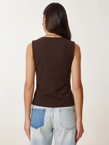 Gilet 'Westen' di Happiness İstanbul in marrone