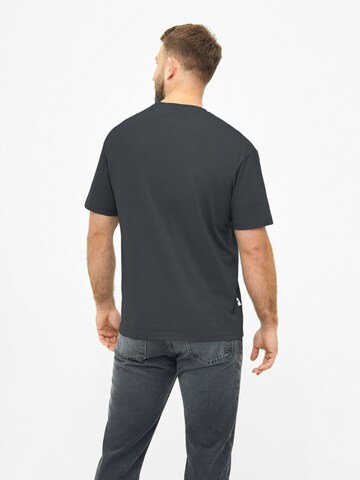 NIKIN Shirt 'TreeShirt Mountain Panorama' in Grey