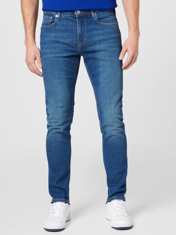 Coupe slim Jean 'Essentials Skim in organic cotton' SCOTCH & SODA en bleu : devant
