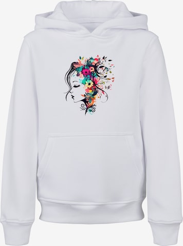 Sweat-shirt F4NT4STIC en blanc : devant