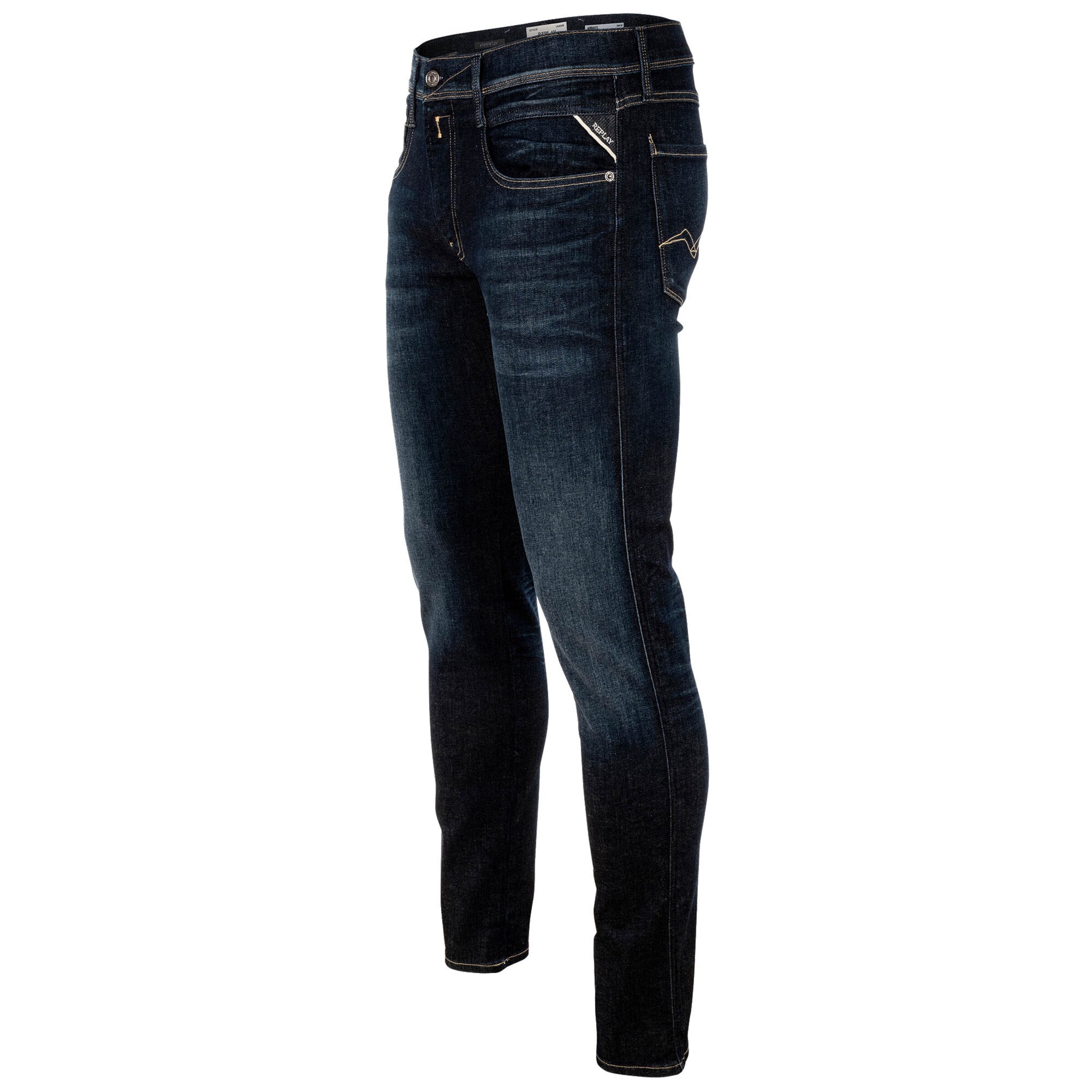 Slimfit Jeans 'Anbass' di REPLAY in blu