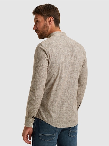PME Legend Regular fit Overhemd 'Shirt with allover print' in Bruin