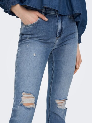 ONLY Flared Jeans 'BLUSH' in Blue