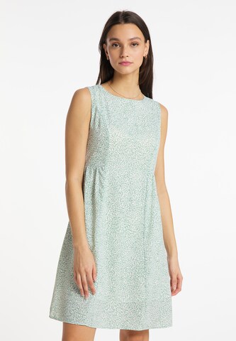 Usha Cocktail Dress in Green: front