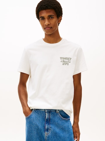 Tommy Jeans Μπλουζάκι σε λευκό: μπροστά