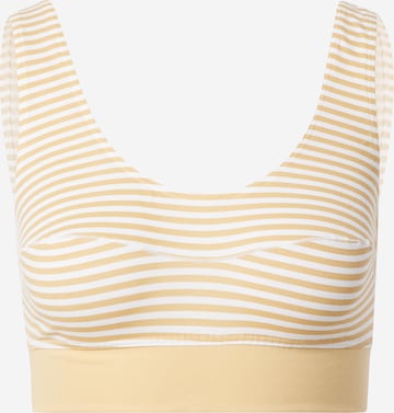 CALIDA - Soutien Bustier Soutien em amarelo: frente