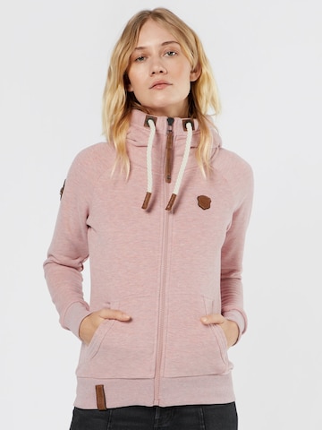 naketano Sweatjacke in Pink: predná strana