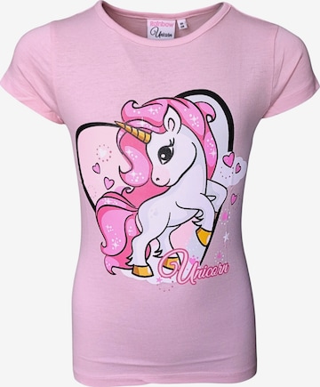 Mister License Shirt 'Einhorn' in Pink: front