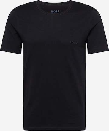 BOSS Regular Fit T-Shirt in Schwarz: predná strana