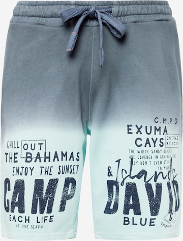 CAMP DAVID Regular Trousers in Grey: front