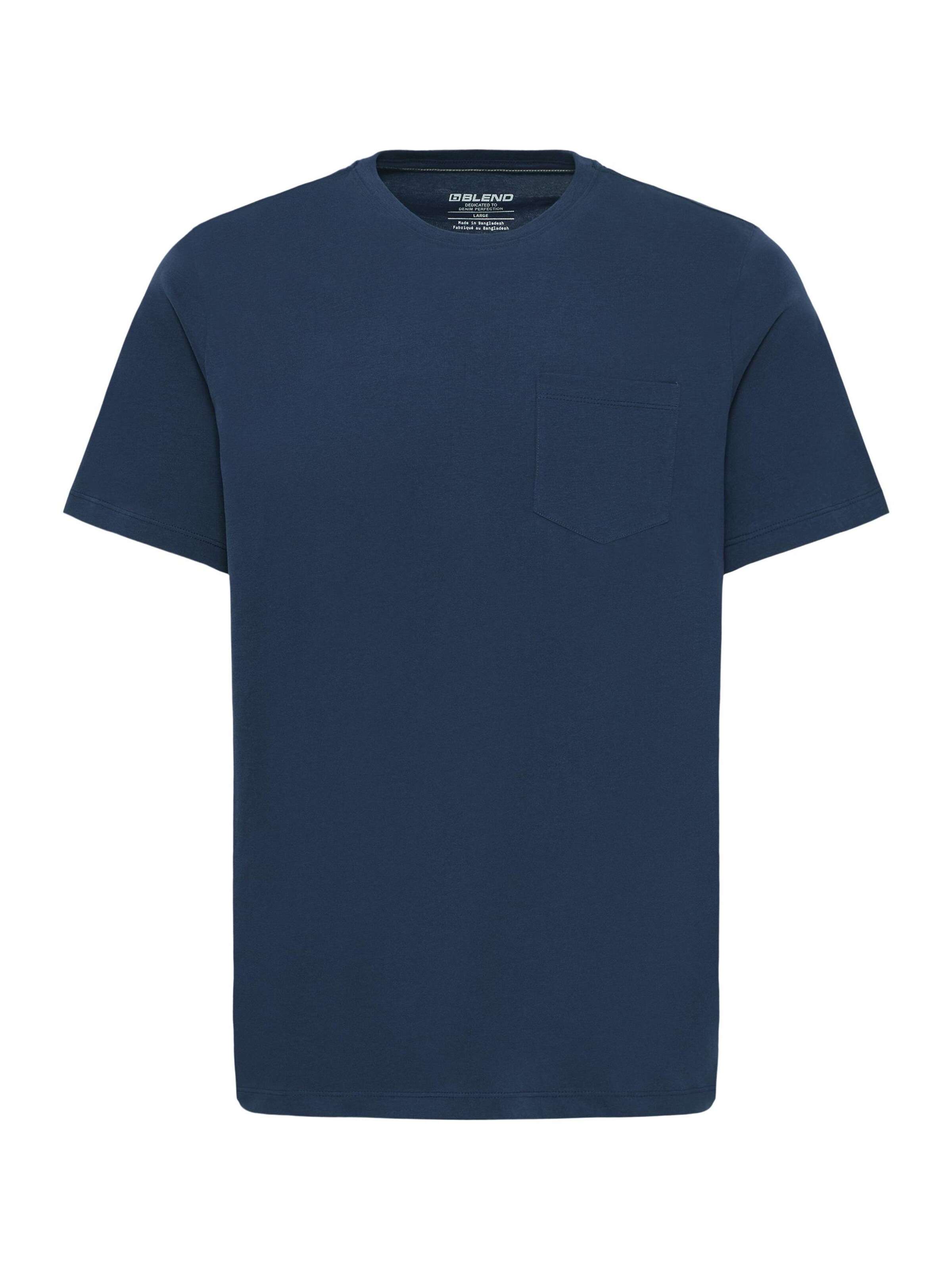 BLEND Rundhalsshirt ' BHBenni ' in Blau: Vorderseite