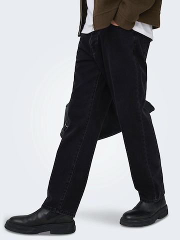Only & Sons - regular Vaquero 'ONSEDGE' en negro