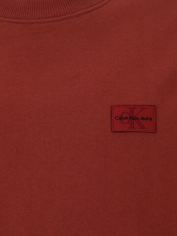 Calvin Klein Jeans Plus Mikina – červená