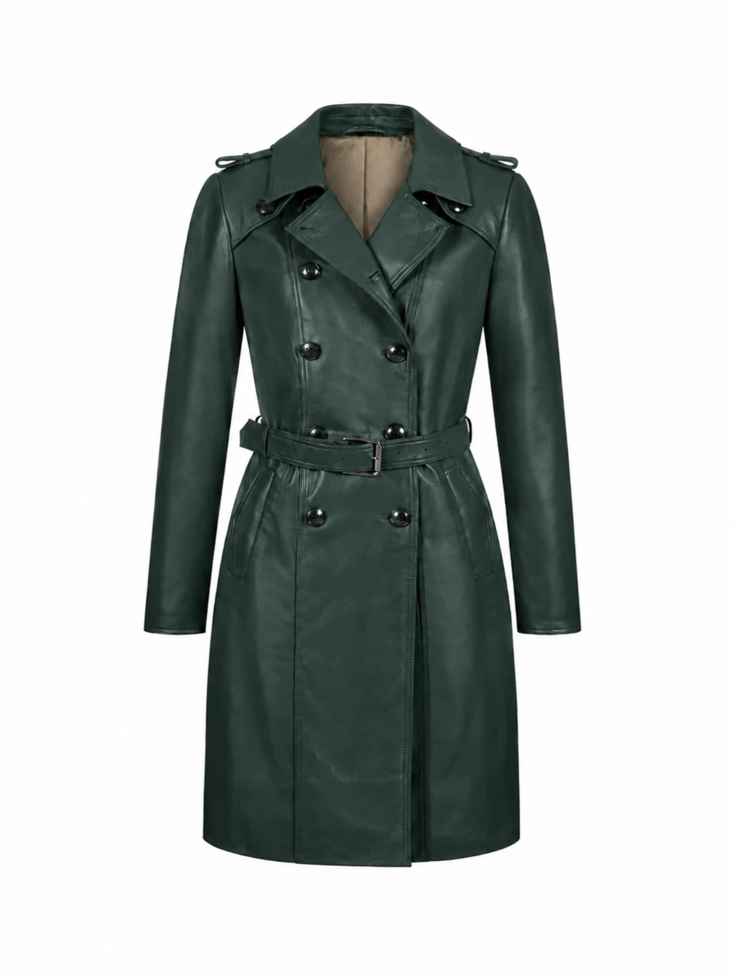 Mouflon Between-Seasons Coat in XS in Green, Item view