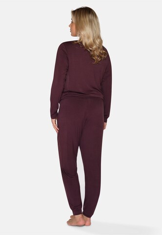 CC DK - Pantalón de pijama 'Johanne' en marrón: atrás
