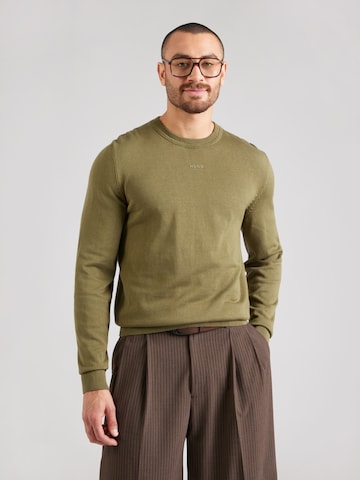Pull-over 'San Cassius-C2' HUGO en vert : devant