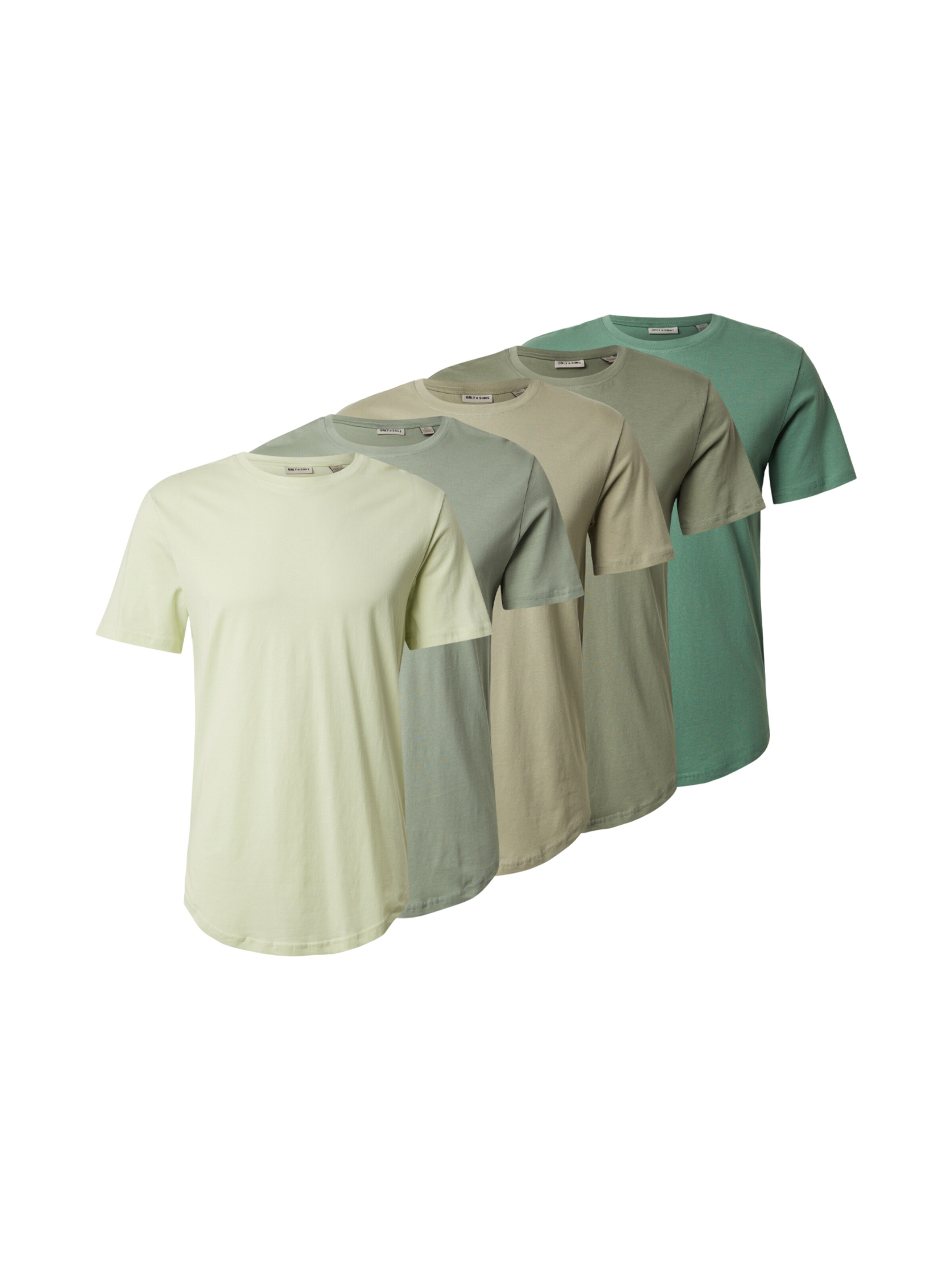 Only & Sons - Camiseta 'ONSMATT LONGY' en verde: frente
