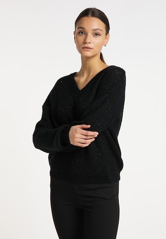 usha BLACK LABEL Sweater in Black: front