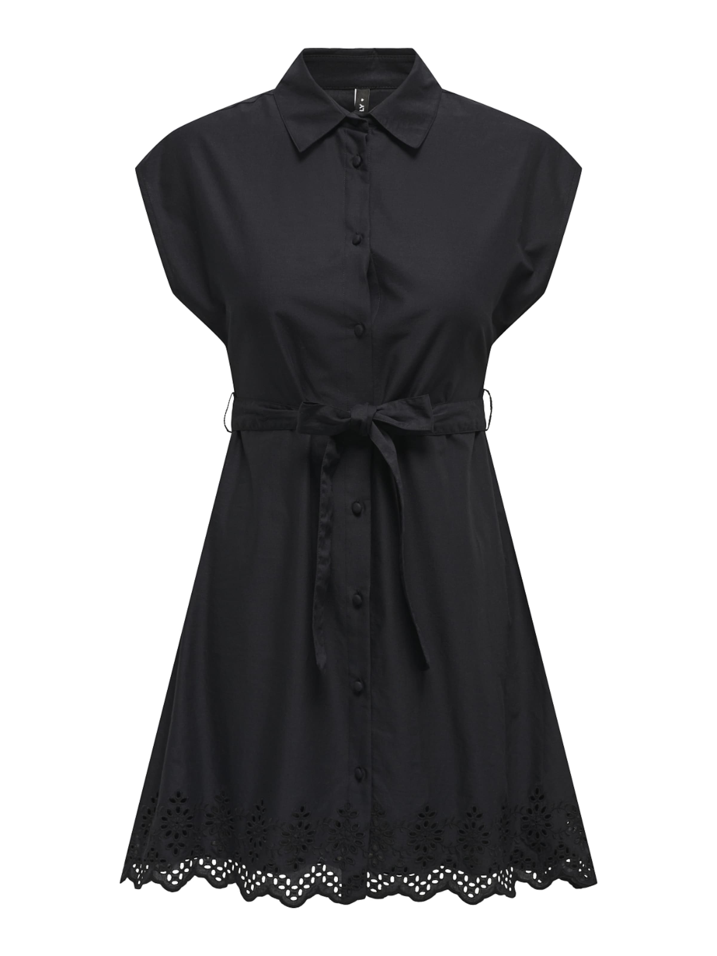 ONLY Blusenkleid 'Lou' in Schwarz