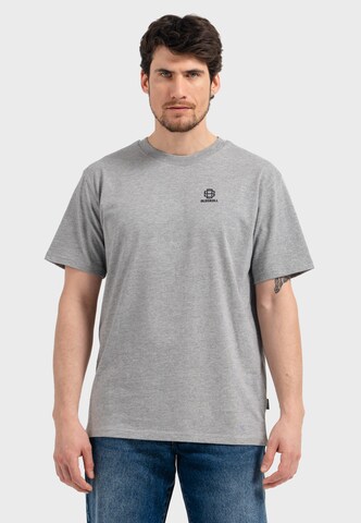 Oldskull Shirt 'Basic Oldskull 25' in Grey: front
