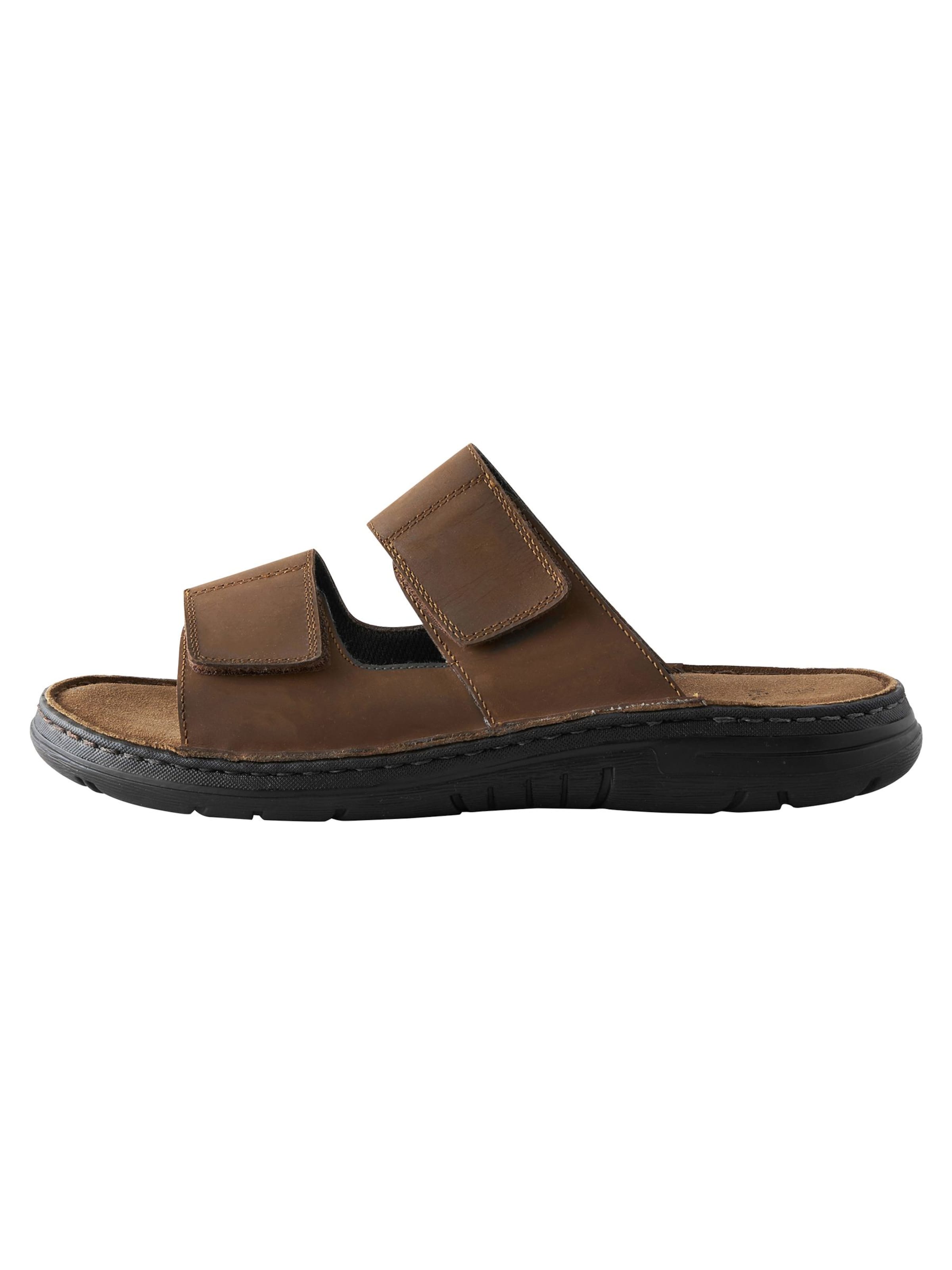 Next Pantofle – hnědá: přední strana