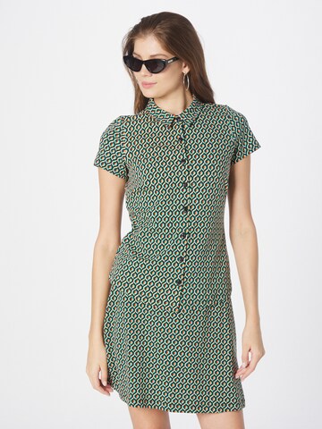 King Louie Blouse 'Rizo' in Groen: voorkant