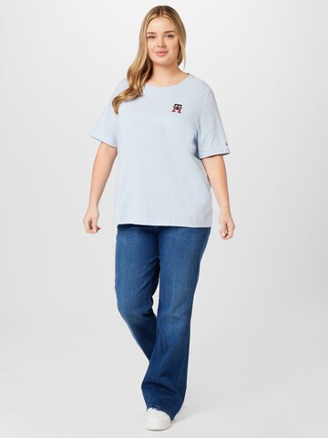 Tommy Hilfiger Curve T-Shirt in Blau