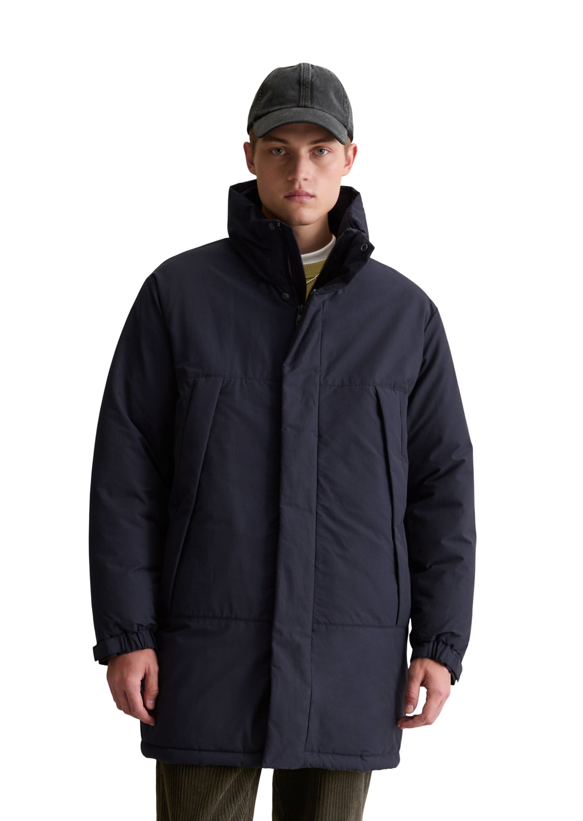 Marc O'Polo DENIM Between-seasons parka in Blue: front
