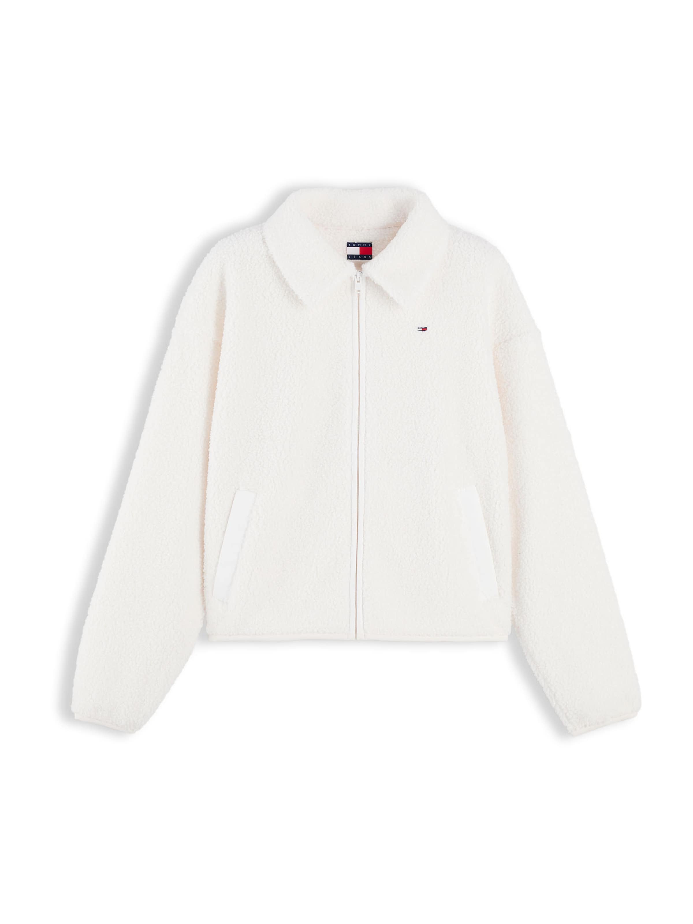 Tommy Jeans Jacke in Weiß: Vorderseite