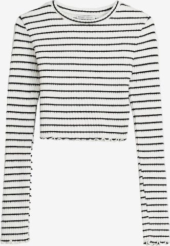 Bershka Neulepaita värissä valkoinen: etupuoli